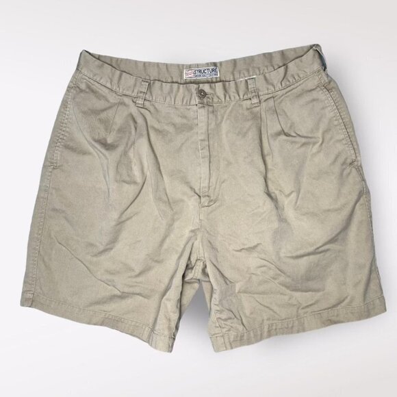 Structure Other - Vintage 90s Structure Khaki Chino Work Shorts Size 38